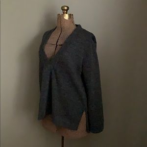 Madewell V-Neck Sweatshirt Sweater